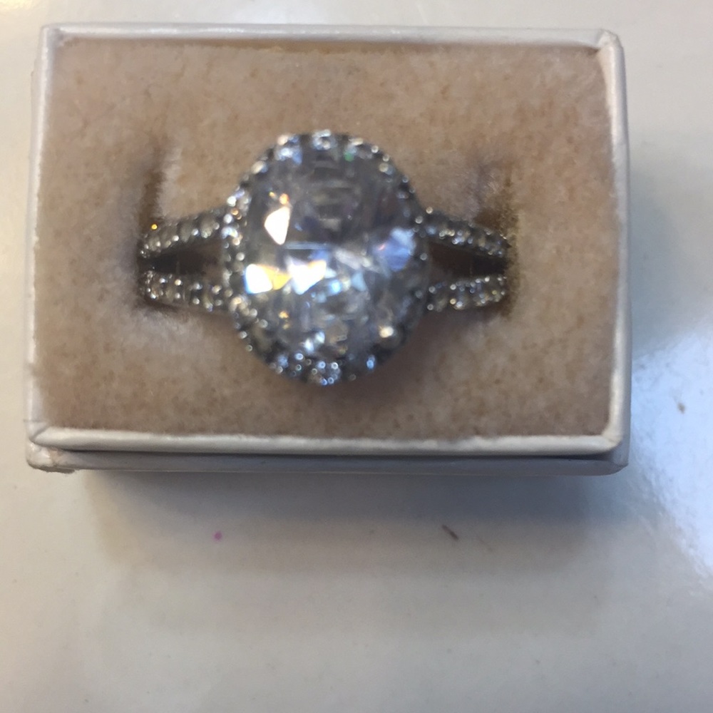 Ring Sterling Silver Cubic Zirconia